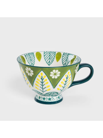 Homla Tasse ''Shilla'' in Khaki/ Türkis - 400 ml