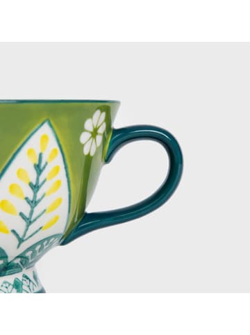 Homla Tasse ''Shilla'' in Khaki/ Türkis - 400 ml