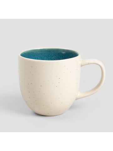 Homla Kubek "Sedano" w kolorze kremowo-turkusowym - 300 ml