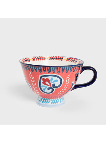 Homla Kubek "Shilla" w kolorze czerwono-granatowym - 400 ml