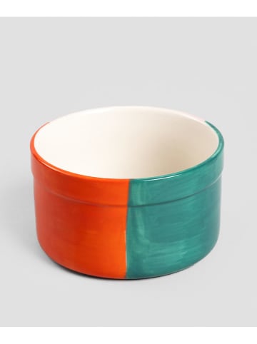 Homla Kom "Bitti" lichtroze/rood/turquoise - Ø 10 cm