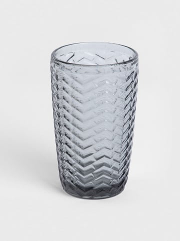 Homla 4-delige set: drinkglazen "Lunnis" blauw - 350 ml
