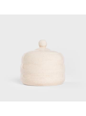 Homla Zuckerdose "Cheryl" in Beige - (H)10 x Ø 10 cm