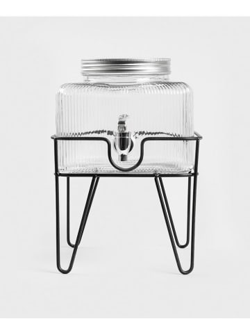 Homla Getränkespender "Calore" in Transparent/ Siler - 3,5 l