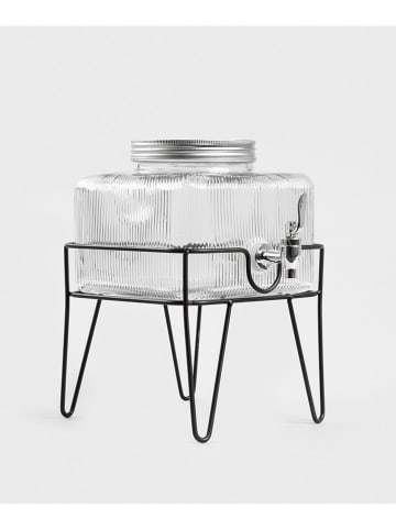 Homla Getränkespender "Calore" in Transparent/ Siler - 3,5 l