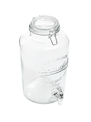 Homla Getränkespender "Freya" in Transparent/ Schwarz - 8 l