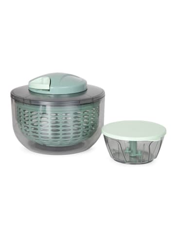 Homla Zerkleiner "Dezone" in Türkis - (H)15 x Ø 20 cm