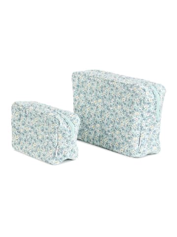 Homla 2-delige set: toilettassen "Estien" turquoise