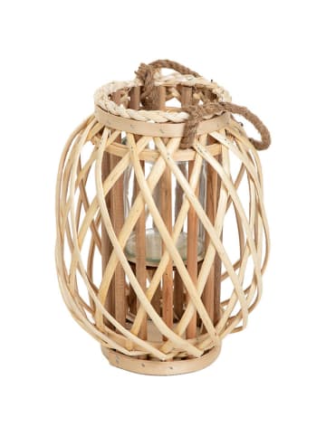 Homla Lantaarn "Lagge" naturel - (H)30 x Ø 10,5 cm
