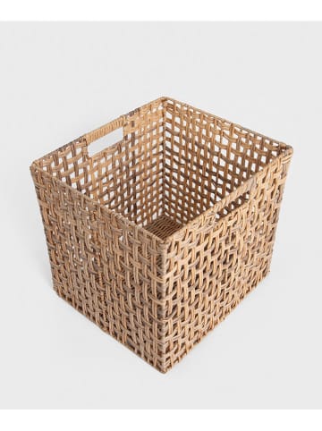 Homla Aufbewahrungskorb "Saradis" in Hellbraun - (B)32 x (H)29 x (T)30 cm