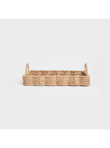 Homla Dekotablett "Cobels" in Natur - (L)34 x (B)23 cm