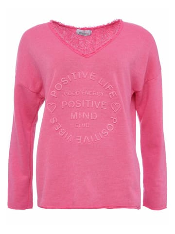 Zwillingsherz Pullover "Positive Mind" in Pink