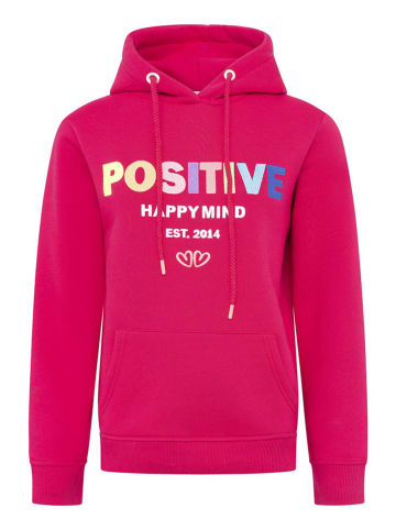 Zwillingsherz Hoodie "Positive" in Pink