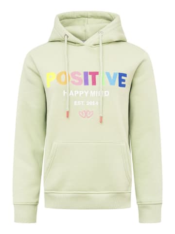 Zwillingsherz Hoodie "Positive" in Grün