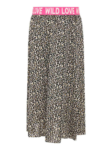 Zwillingsherz Rock "Wild Love Leo" in Beige/ Schwarz