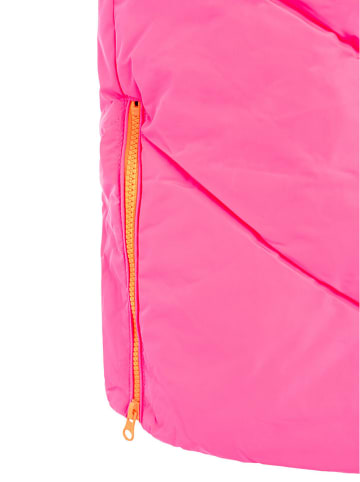 Zwillingsherz Doorgestikte bodywarmer roze