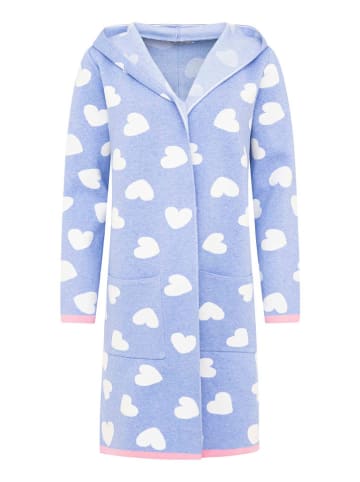 Zwillingsherz Cardigan in Hellblau