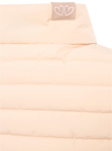 Zwillingsherz Wendesteppweste in Beige