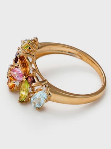 DIAMANTA Gouden ring "Nesrine" met edelstenen