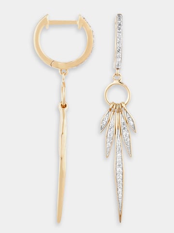 DIAMANTA Gold-Creolen "Nell" mit Diamanten