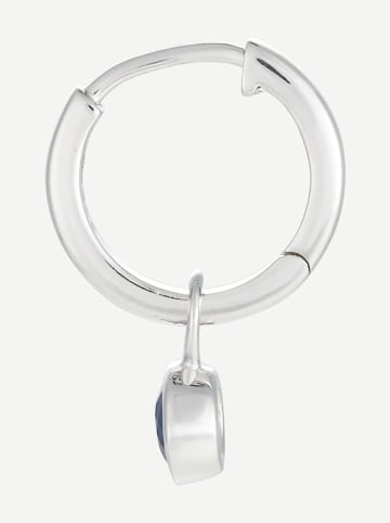 DIAMANTA Weißgold-Creolen "Tereza" mit Edelsteinen