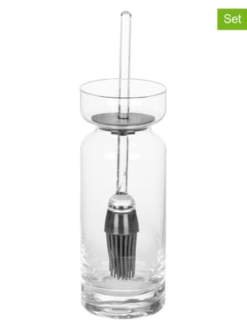 Wenko 2-delige set: marinadeglas "Marta" transparant