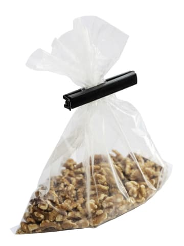 Wenko 2-delige set: sluitclips "Tilly" zwart - 2x 5 stuks