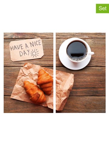 Wenko 2er-Set: Herdabdeckplatten "Nice Day" in Bunt - (L)30 x (B)52 cm