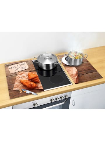 Wenko 2er-Set: Herdabdeckplatten "Nice Day" in Bunt - (L)30 x (B)52 cm