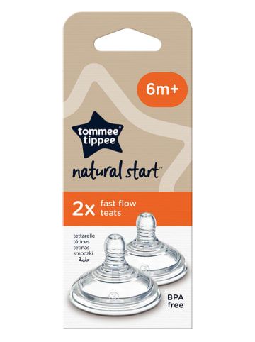 tommee tippee 2er-Set: Sauger ''Natural start - Fast Flow''