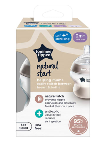 tommee tippee Babyflasche ''Natural start'' in Beige - 150 ml