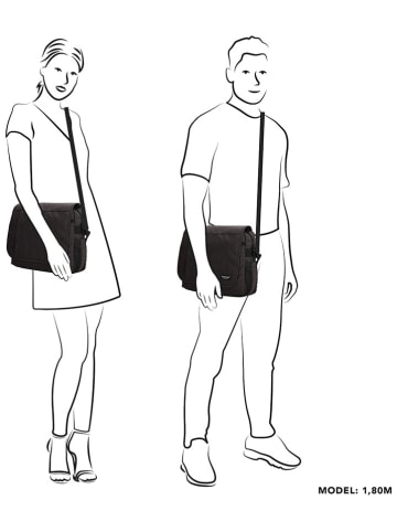 Beagles Laptoptas "Kyoto" zwart - (B)38 x (H)31 x (D)11 cm