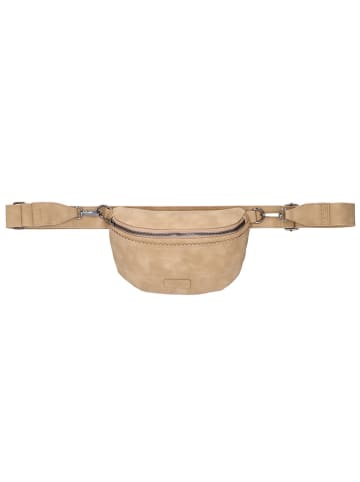 ZEBRA Gürteltasche "Lisa" in Beige - (B)23 x (H)15 x (T)6 cm