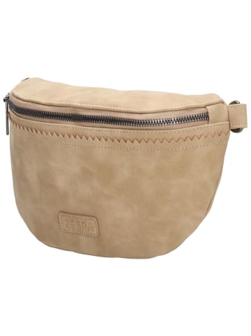 ZEBRA Gürteltasche "Lisa" in Beige - (B)23 x (H)15 x (T)6 cm