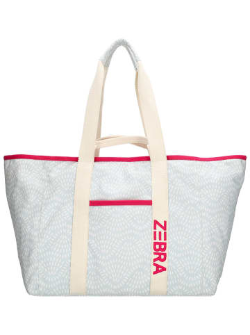 ZEBRA Torba plażowa "Elise" w kolorze błękitnym - 68 x 35 x 25 cm