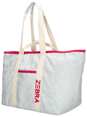 ZEBRA Strandtasche "Elise" in Hellblau - (B)68 x (H)35 x (T)25 cm