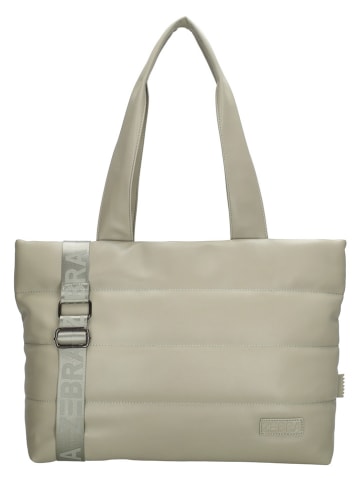 ZEBRA Schultertasche "Evie" in Grün - (B)48 x (H)30 x (T)13 cm