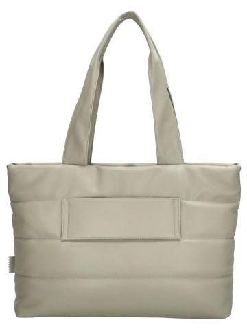 ZEBRA Schultertasche "Evie" in Grün - (B)48 x (H)30 x (T)13 cm