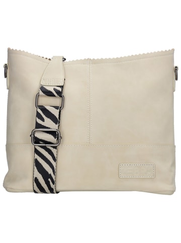 ZEBRA Umhängetasche "Merel" in Creme - (B)39 x (H)25 x (T)14 cm