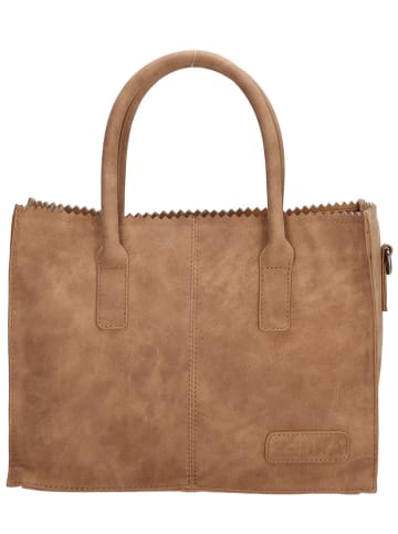 ZEBRA Henkeltasche "Lisa XS" in Hellbraun - (B)27 x (H)21 x (T)7 cm