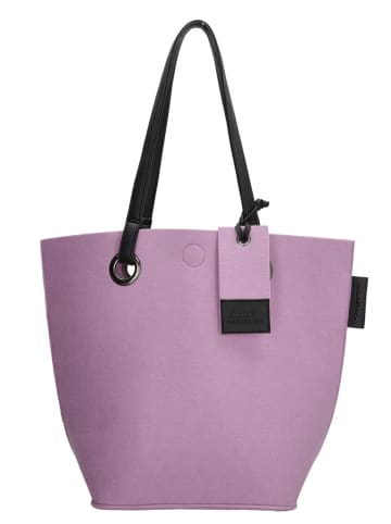 ZEBRA Shopper "Natural" in Lila - (B)39,5 x (H)50 x (T)23 cm