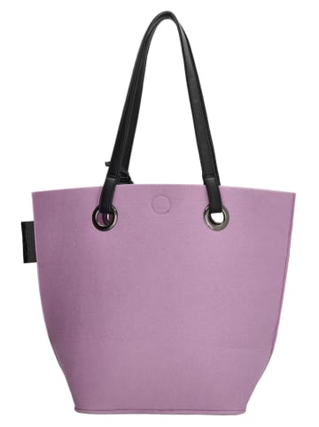 ZEBRA Shopper "Natural" in Lila - (B)39,5 x (H)50 x (T)23 cm