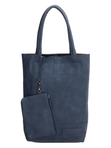ZEBRA Schultertasche "Kartel" in Dunkelblau - (B)33 x (H)38 x (T)9 cm