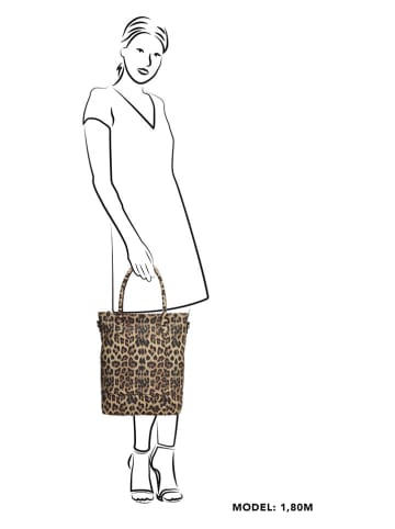 ZEBRA Schultertasche "Kartel" in Beige/ Hellbraun - (B)26 x (H)37 x (T)9 cm