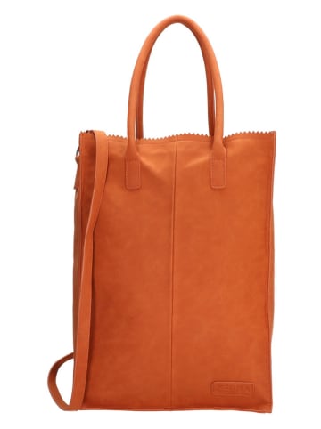 ZEBRA Schultertasche "Rosa XL" in Orange - (B)34 x (H)40 x (T)14 cm