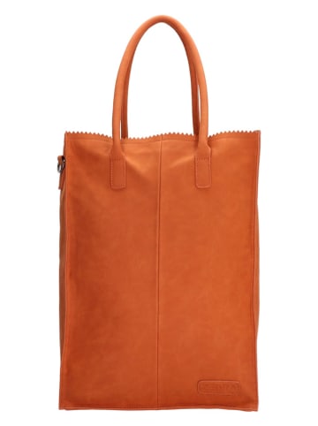 ZEBRA Schultertasche "Rosa XL" in Orange - (B)34 x (H)40 x (T)14 cm