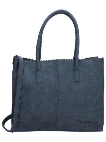 ZEBRA Schoudertas "Lisa" donkerblauw - (B)34 x (H)28 x (D)14 cm