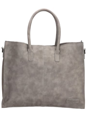 ZEBRA Handtas "Lisa XL" lichtbruin/grijs - (B)40 x (H)30 x (D)15 cm