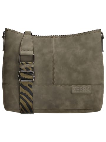 ZEBRA Schoudertas "Merel" grijs - (B)39 x (H)25 x (D)14 cm