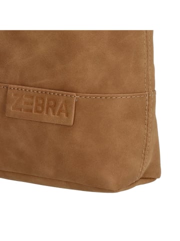 ZEBRA Schoudertas "Merel" lichtbruin - (B)39 x (H)25 x (D)14 cm